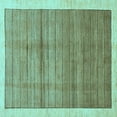thumbnail image 1 of Ahgly Company Indoor Square Abstract Light Blue Modern Area Rugs, 8' Square, 1 of 4