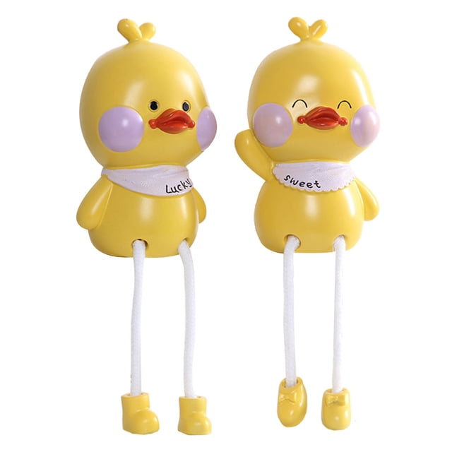 Coofit 2PCS Resin Ornament Creative Lovely Long Leg Tabletop Ornament Desk Decoration