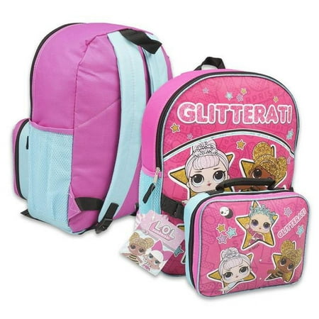 DDI 2346447 16" LOL Surprise! Glitterati Backpack with Lunch Bag Case of 12