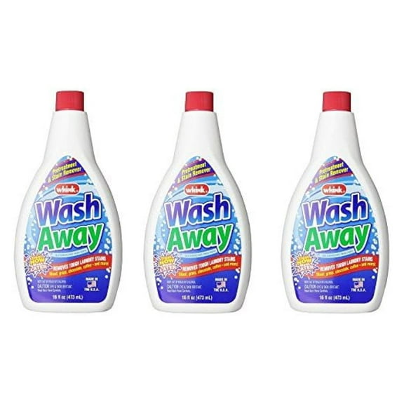 Whink Wash Away Stain Remover, 16 Fl Oz, (Pack of 3) (3-Pack)