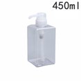 thumbnail image 2 of FANJIE 250/450/650ml Thicken Square Refillable Bottle Soap Liquid Dispenser Container, 2 of 3