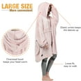 thumbnail image 3 of Catalonia Oversized Blanket Hoodie Sweatshirt, Wearable Fleece Pullover, Gift for Adults Men Women Wife Girlfriend, 3 of 7