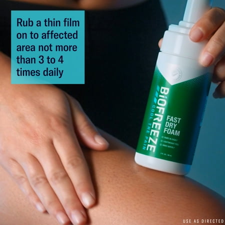 Biofreeze Menthol Pain Relieving Foam 3 FL OZ