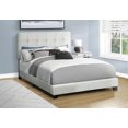 thumbnail image 3 of Monarch Specialties Bed, Full Size, Bedroom, Upholstered, Frame Only, Transitional, 3 of 3
