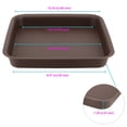 thumbnail image 3 of KOHAND 10 Pack 10 Inch Square Plant Saucer, Brown Plastic Flower Pot Saucer Tray for Flowers, Plants, 3 of 5