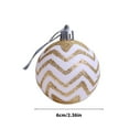 thumbnail image 4 of Christmas Gifts for Women,Christmas Balls, Hanging Decoration with Shatterproof for Christmas Tree Thanksgiving Party Decor,Scene Arrangement,3.15in,30pcs,Gold, 4 of 9