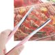 thumbnail image 4 of Cocina Cocina Pinzas Barbacoa Ensalada Tocino Bistec Pan Clip Abrazadera (Rosa)(22.5), 4 of 9