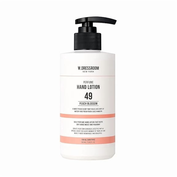 W.Dressroom No.49 Peach Blossom Moisturizing Hand Lotion