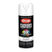 Krylon Fusion All-In-One, Satin, White, 12 oz