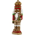 thumbnail image 4 of Northlight LED Lighted Gingerbread Nutcracker Christmas Figurine - 25.5", 4 of 6