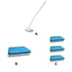 thumbnail image 3 of Naiovety Cepillo de limpieza de pared largo multifuncional, depurador de esponja extraíble para bañera de suelo, cabezal giratorio de 90 Suministros de limpieza para el hogar cepillo de limpieza, 3 of 6