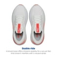 thumbnail image 4 of Brooks Women’s Ghost Max 2 Neutral Running & Walking Shoe - White/Hot Coral - 10.5 Medium, 4 of 5