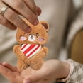 thumbnail image 5 of Adorable Cartoon Bear Toy with Squeaker Hanging Soft Stuffed Animal Friend for Children, 5 of 5