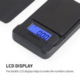 thumbnail image 4 of Advancent digital LCD Balanzas de mano ligeras Joyas Gadgets electrónicos Retroiluminación Gramo alimentada 500g / 0.01g Type3 NO3, 4 of 6