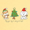 thumbnail image 3 of CafePress - Cat And Dog Christmas Toddler T Shirt - Cute Toddler T-Shirt, 100% Cotton, 3 of 4