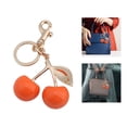 thumbnail image 2 of Lightweight Cherries Keychain Cherries Pendant Key Rings Sturdy Keychain Multi Purpose Bag Charm Jewelry, 2 of 8