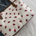thumbnail image 4 of Bolso de mano de pana para mujer, bolso de mano sencillo y bonito, gran capacidad para viajes al aire libre, 4 of 8