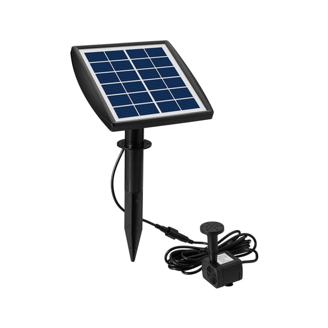 Upgraded Solar Fountain Pond Pump Kit With Stake, Solar Powered Water Fountain Pump For Bird Bath, Garden, Backyard, Pool ,Easy to Use