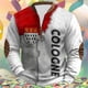 thumbnail image 3 of Camisa de Manga Larga de Poliéster Hombres Camuflaje Imprimir Media Cremallera Pullover Top, Cuello Redondo Casual Camiseta de Manga Larga para el Uso Diario, 3 of 3