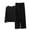 Black, variant on Womens Lounge Sets Long Sleeve Shirts Top and Sleepwear Pants 2 Piece Soft Pajamas Outfits