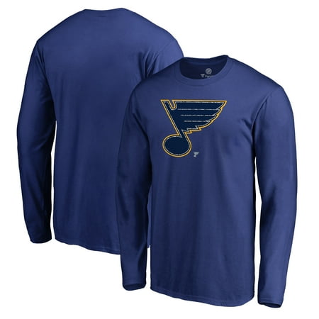St. Louis Blues Fanatics Branded Static Logo Long Sleeve T-Shirt - Royal