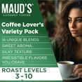 thumbnail image 5 of Maud's Coffee Lover's Variety Pack (16 Blend Variety Pack), 40ct. Solar Energy Produced Single Serve Variety Pack Coffee Pods - 100% Arabica Coffee California Roasted, KCup Compatible, 5 of 7