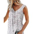 thumbnail image 2 of Sonducket Camiseta sin mangas con estampado sin mangas Camiseta sin mangas con cuello en V Camiseta sin mangas de verano para mujer Chaleco sin mangas con Prendas para la parte del cuerpo blanco XXL Sonducket AP002122-45, 2 of 6