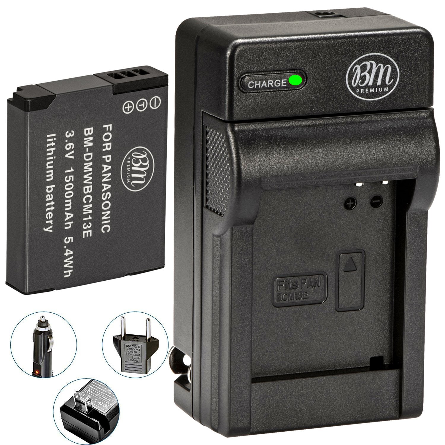 Schilderen Kustlijn Namaak BM Premium DMW-BCM13E Battery and Charger for Panasonic DC-TS7 DMC-FT5A  LZ40 TS5, TS6, TZ37 TZ40 TZ41 TZ55 TZ60 ZS27 ZS30 ZS35 ZS40 ZS45 ZS50  Cameras - Walmart.com