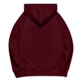 thumbnail image 4 of JJHGVB Womens Hoodies Oversized Sweatshirt Casual Sweatshirts Warmy Sweatshirt Hoodie Tunic Tops Plus Size Sweatshirt Fall Outfits Plain Sweatshirts Women's Hoodie A8-red 3 2xl, 4 of 5