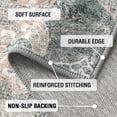 thumbnail image 4 of Area Rug 5x7 - Vintage Carpet for Living Room, Non-Slip Machine Washable Rug 5x7 for Hallway Kitchen, Low Pile Print Floral Rugs for Bedroom Home Office Farmhouse Decor, Damask, 4 of 7