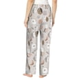 thumbnail image 3 of Daiia Rabbit In Space Women's Sleep Pant with Pockets and Drawstring,Pajama Pants-XX-Large, 3 of 9