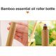 thumbnail image 2 of 3 botellas de bambú con rodillo para aceites esenciales de 10 ml, contenedor portátil para viajes., 2 of 7
