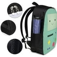 thumbnail image 4 of BMO Adventure Time Backpack School Bag Bookbag Satchel Laptop Daypack With USB Headphone Charging Port Unisex Travel Bag Rucksack, 4 of 8