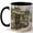 Black, variant on Petit Chapitre Bookshop 11oz Ceramic Mug, Paris Library Coffee Cup, Cozy Reader Gift