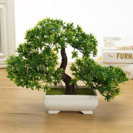 Meigar Artificial Bonsai Tree with Pot Artificial Tree and Plant Decoration for Home Office Desk (Best Trees For Bonsai Forest)