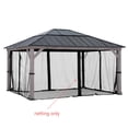 thumbnail image 2 of SUNJOY Gazebo Mosquito Netting for 13 ft. × 15 ft. Wooden Gazebos, 2 of 5