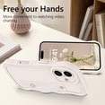 thumbnail image 3 of Funda GUAGUA para iPhone 16, 6.1 pulgadas, correa ondulada, color blanco envejecido, 3 of 8