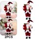 thumbnail image 1 of Navideña Papá Noel Regalo Nuevo Color Rojo 2 Uds., 1 of 4