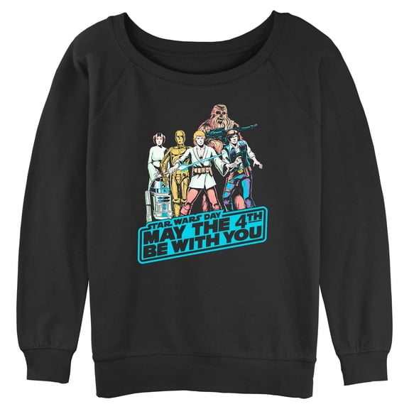 Juniors Star Wars May the Fourth Classic Poster Sweatshirt