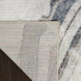thumbnail image 6 of Nourison Astra Machine Washable 5'3" x 7' Ivory Blue Modern Indoor Rug, 6 of 9