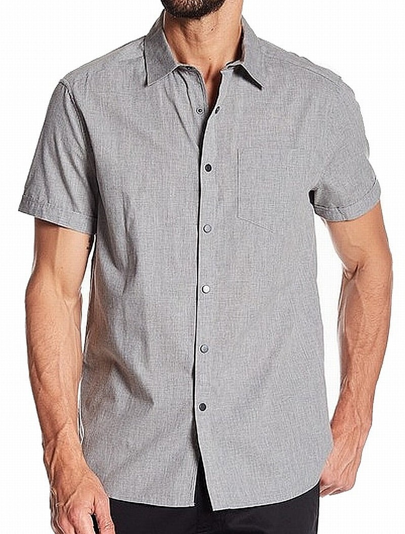 Kenneth Cole - Mens Button Down Short-Sleeve Shirt XL - Walmart.com ...