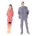 thumbnail image 1 of ziyahi 1/75 Scale HO Layout Model Train People Pasenger Action Figure Painted Scene, 1 of 9