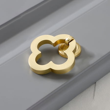 Cabinets Pulls Brushed Gold Cabinet Ring Pulls 4 Pack Cabinet Pulls