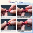 thumbnail image 3 of relayinert 16pcs Exquisite Craft Universal Memory Sponge Earphone Ear Tips Earbud Foam Fluent Line Removable 1Set, 3 of 6