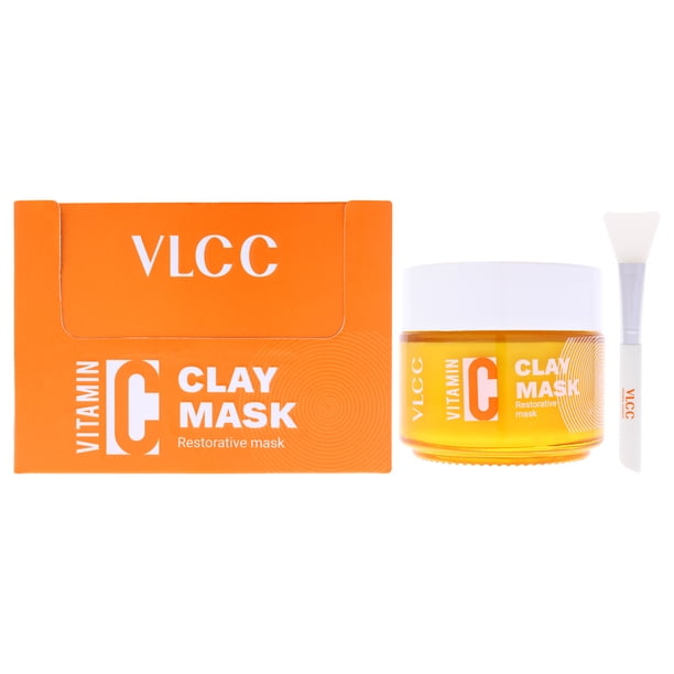 Mascarilla de arcilla VLCC con vitamina C para mujer, 100 ml