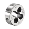 thumbnail image 1 of Unique Bargains 5/16-24 UNF 1.2" OD Round Machine  Threading Dies Tool Steel Silver Tone 1pcs, 1 of 3