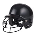 thumbnail image 3 of DYNWAVECA Baseball Batting Helmet Breathable Practical Guard for Match Sports Outdoors Black for Adult, 3 of 10