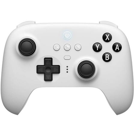 8BitDo - Ultimate Bluetooth Controller for Nintento Switch and Windows PCs with Dock - White