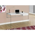 thumbnail image 5 of Monarch Specialties Computer Desk, Home Office, Laptop, 48"L, Work, Glossy White Laminate, 5 of 5