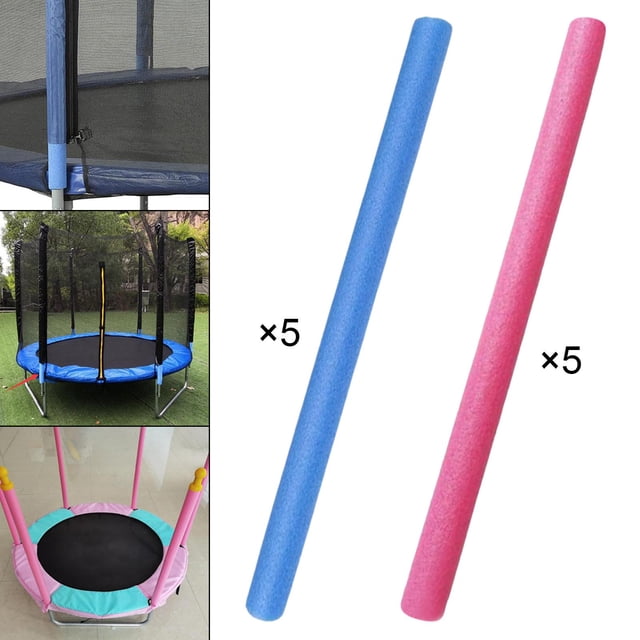 10 piezas fundas de espuma Cola para trampolín Rosa 90cm Azul 90cm